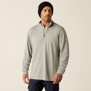 Ariat Fr Primo 1/4 Zip Baselayer Szare Polska | FLJDBZ-251 Ariat Fr Primo 1/4 Zip Baselayer Szare Polska | FLJDBZ-251