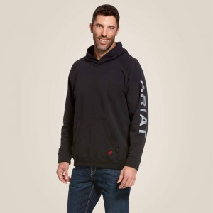 Ariat Fr Primo Fleece Logo Hoodie Czarne Polska | SHNJYC-302 Ariat Fr Primo Fleece Logo Hoodie Czarne Polska | SHNJYC-302