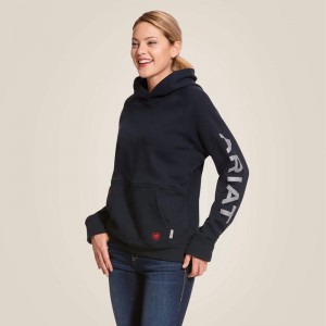 Ariat Fr Primo Fleece Logo Hoodie Granatowe Polska | ONHDIG-059 Ariat Fr Primo Fleece Logo Hoodie Granatowe Polska | ONHDIG-059