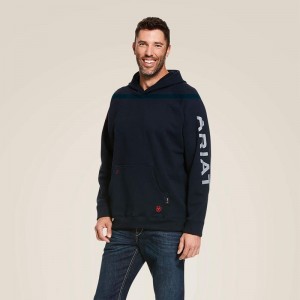 Ariat Fr Primo Fleece Logo Hoodie Granatowe Polska | QGCSPE-136 Ariat Fr Primo Fleece Logo Hoodie Granatowe Polska | QGCSPE-136