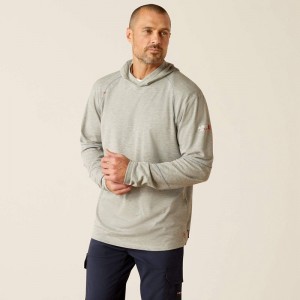 Ariat Fr Primo Hooded T-Shirt Szare Polska | EXUMDP-879 Ariat Fr Primo Hooded T-Shirt Szare Polska | EXUMDP-879