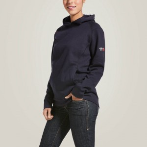 Ariat Fr Rev Pullover Hoodie Granatowe Polska | KOMBQI-094 Ariat Fr Rev Pullover Hoodie Granatowe Polska | KOMBQI-094