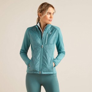 Ariat Fusion Insulated Jacket Niebieskie Polska | PGCIRT-264 Ariat Fusion Insulated Jacket Niebieskie Polska | PGCIRT-264