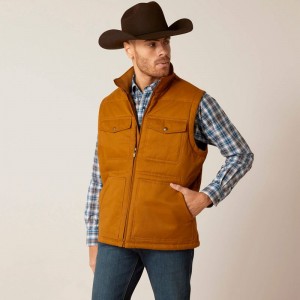 Ariat Grizzly 2.0 Canvas Conceal And Carry Vest Chestnut Polska | BYPLTZ-872 Ariat Grizzly 2.0 Canvas Conceal And Carry Vest Chestnut Polska | BYPLTZ-872