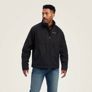 Ariat Grizzly Canvas Jacket Czarne Polska | MCSYZF-073 Ariat Grizzly Canvas Jacket Czarne Polska | MCSYZF-073