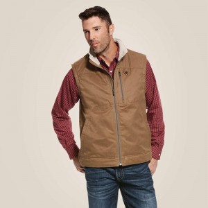 Ariat Grizzly Canvas Vest Cub Polska | LHFQUY-641 Ariat Grizzly Canvas Vest Cub Polska | LHFQUY-641