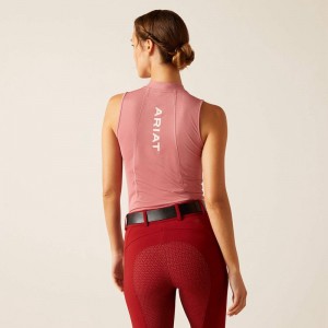 Ariat Hailey 1/4 Zip Baselayer Różowe Polska | CXPQBK-137 Ariat Hailey 1/4 Zip Baselayer Różowe Polska | CXPQBK-137