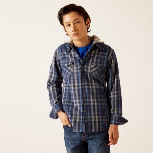 Ariat Hanley Shirt Jacket Indygo Polska | RHWUST-627 Ariat Hanley Shirt Jacket Indygo Polska | RHWUST-627