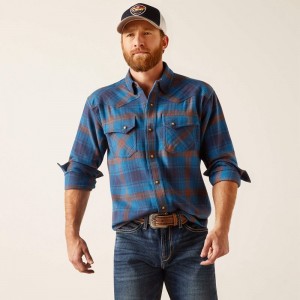 Ariat Hans Retro Fit Shirt Moon Howl Polska | KNDGTE-925 Ariat Hans Retro Fit Shirt Moon Howl Polska | KNDGTE-925