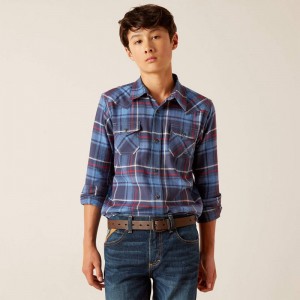 Ariat Harim Retro Fit Shirt Indygo Polska | BOSTAL-465 Ariat Harim Retro Fit Shirt Indygo Polska | BOSTAL-465