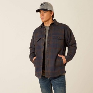Ariat Hastings Retro Shirt Jacket Parisian Night Polska | KXZFQM-436 Ariat Hastings Retro Shirt Jacket Parisian Night Polska | KXZFQM-436