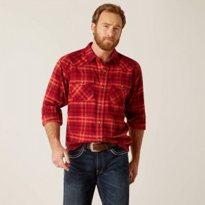 Ariat Heber Retro Fit Shirt Cranberry Crimson Polska | IJCDGA-365 Ariat Heber Retro Fit Shirt Cranberry Crimson Polska | IJCDGA-365