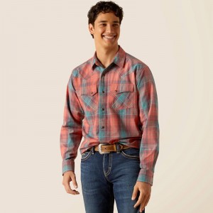 Ariat Hernan Retro Fit Shirt Burnt Sienna Polska | UQNBOK-278 Ariat Hernan Retro Fit Shirt Burnt Sienna Polska | UQNBOK-278