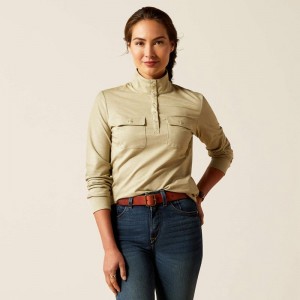 Ariat Hillcoombe Top Sage Heather Polska | ILZROX-547 Ariat Hillcoombe Top Sage Heather Polska | ILZROX-547