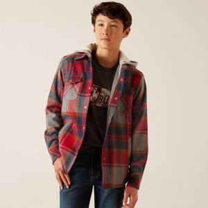 Ariat Hoffman Shirt Jacket Merlot Polska | UAIRMB-234 Ariat Hoffman Shirt Jacket Merlot Polska | UAIRMB-234