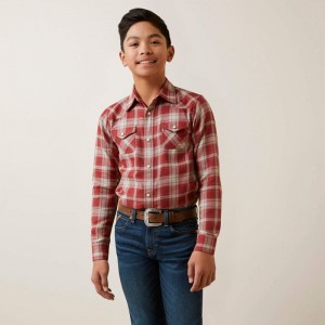 Ariat Holton Retro Fit Shirt Rosewood Polska | MCRSDJ-842 Ariat Holton Retro Fit Shirt Rosewood Polska | MCRSDJ-842