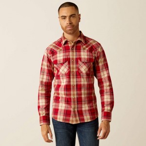 Ariat Honor Retro Fit Shirt Rosewood Polska | ESURQF-761 Ariat Honor Retro Fit Shirt Rosewood Polska | ESURQF-761