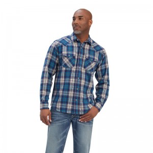 Ariat Huntleigh Retro Fit Shirt Curacoa Polska | DPILOR-218 Ariat Huntleigh Retro Fit Shirt Curacoa Polska | DPILOR-218