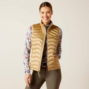Ariat Ideal Down Vest Iridescent Fields Of Rye Polska | NMBAGW-853 Ariat Ideal Down Vest Iridescent Fields Of Rye Polska | NMBAGW-853