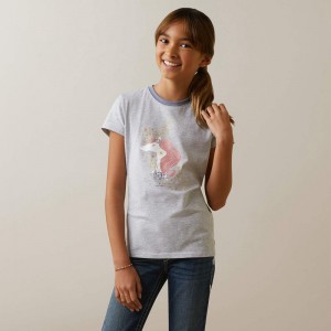 Ariat Imagine T-Shirt Szare Polska | HZFODL-314 Ariat Imagine T-Shirt Szare Polska | HZFODL-314