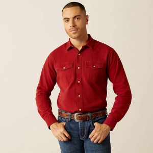 Ariat Jurlington Retro Fit Shirt Rosewood Polska | VGYCAE-385 Ariat Jurlington Retro Fit Shirt Rosewood Polska | VGYCAE-385