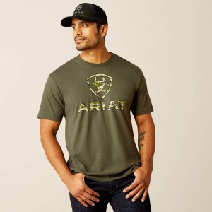Ariat Liberty Usa Digi Camo T-Shirt Ciemny Oliwkowe Polska | IQCDSJ-361 Ariat Liberty Usa Digi Camo T-Shirt Ciemny Oliwkowe Polska | IQCDSJ-361