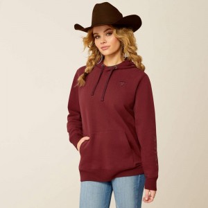 Ariat Logo 2.0 Hoodie Tawny Port Polska | YUSLAX-815 Ariat Logo 2.0 Hoodie Tawny Port Polska | YUSLAX-815