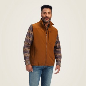 Ariat Logo 2.0 Softshell Vest Chestnut Polska | ZTAPJM-560 Ariat Logo 2.0 Softshell Vest Chestnut Polska | ZTAPJM-560