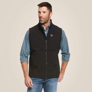 Ariat Logo 2.0 Softshell Vest Czarne Polska | LMQZHG-681 Ariat Logo 2.0 Softshell Vest Czarne Polska | LMQZHG-681