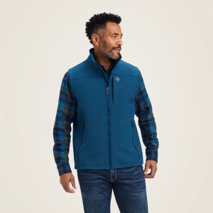 Ariat Logo 2.0 Softshell Vest Niebieskie Polska | SOARJC-709 Ariat Logo 2.0 Softshell Vest Niebieskie Polska | SOARJC-709