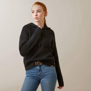 Ariat Los Altos Sweater Czarne Polska | AFJECS-302 Ariat Los Altos Sweater Czarne Polska | AFJECS-302
