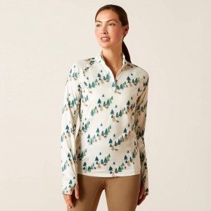 Ariat Lowell 2.0 1/4 Zip Baselayer Forest Ride Polska | GHRYFD-729 Ariat Lowell 2.0 1/4 Zip Baselayer Forest Ride Polska | GHRYFD-729