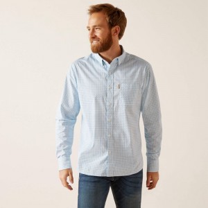 Ariat Madden Stretch Modern Fit Shirt Białe Polska | ODLUXJ-421 Ariat Madden Stretch Modern Fit Shirt Białe Polska | ODLUXJ-421