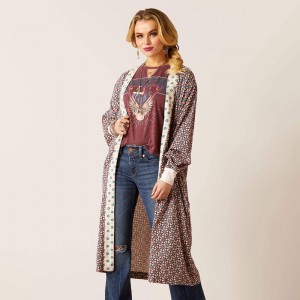 Ariat Mesquite Kimono Duster Mesquite Foulard Polska | YNAXKV-351 Ariat Mesquite Kimono Duster Mesquite Foulard Polska | YNAXKV-351