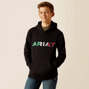 Ariat Mexico Hoodie Czarne Polska | EWOMVQ-759 Ariat Mexico Hoodie Czarne Polska | EWOMVQ-759