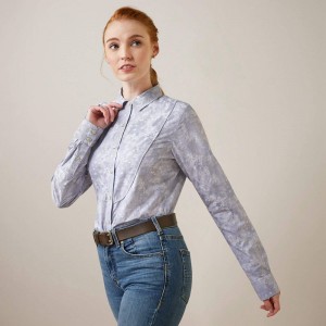 Ariat Muir Blouse Niebieskie Polska | YZGFWM-248 Ariat Muir Blouse Niebieskie Polska | YZGFWM-248