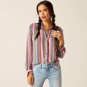Ariat Naran Shirt Serape Polska | YWUMZK-296 Ariat Naran Shirt Serape Polska | YWUMZK-296