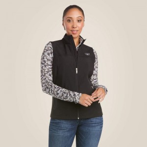 Ariat New Team Softshell Vest Czarne Polska | JPIOYH-627 Ariat New Team Softshell Vest Czarne Polska | JPIOYH-627