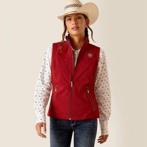Ariat New Team Softshell Vest Sun-Dried Tomato Polska | CUVGEM-123 Ariat New Team Softshell Vest Sun-Dried Tomato Polska | CUVGEM-123