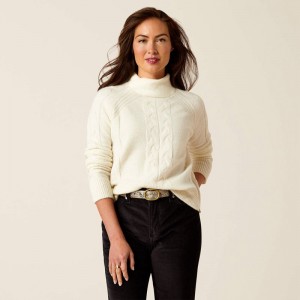 Ariat Novato Sweater Vanilla Ice Polska | LUHKXM-754 Ariat Novato Sweater Vanilla Ice Polska | LUHKXM-754