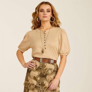 Ariat Oakley Top Kremowe Polska | XFRWVY-562 Ariat Oakley Top Kremowe Polska | XFRWVY-562