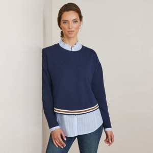 Ariat Pacifica Sweatshirt Granatowe Polska | AXRJUF-907 Ariat Pacifica Sweatshirt Granatowe Polska | AXRJUF-907