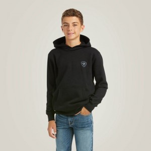 Ariat Patriot 2.0 Sweatshirt Black/Grey Polska | OUAKFG-917 Ariat Patriot 2.0 Sweatshirt Black/Grey Polska | OUAKFG-917