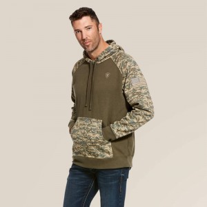 Ariat Patriot Hoodie Camo Polska | LJPKAR-293 Ariat Patriot Hoodie Camo Polska | LJPKAR-293