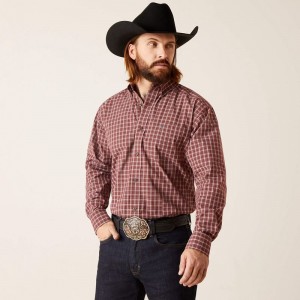 Ariat Pro Series Nicco Classic Fit Shirt Brązowe Polska | IXDTWY-529 Ariat Pro Series Nicco Classic Fit Shirt Brązowe Polska | IXDTWY-529