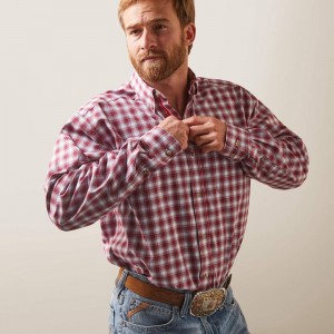 Ariat Pro Series Nikolai Classic Fit Shirt Białe Polska | JEOPTS-564 Ariat Pro Series Nikolai Classic Fit Shirt Białe Polska | JEOPTS-564