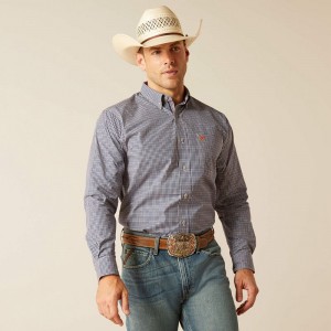 Ariat Pro Series Reign Classic Fit Shirt Granatowe Polska | ZDMHYU-875 Ariat Pro Series Reign Classic Fit Shirt Granatowe Polska | ZDMHYU-875