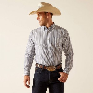 Ariat Pro Series Ross Classic Fit Shirt Granatowe Polska | FQWHUP-034 Ariat Pro Series Ross Classic Fit Shirt Granatowe Polska | FQWHUP-034