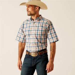 Ariat Pro Series Rowdy Classic Fit Shirt Niebieskie Polska | UJFAYM-635 Ariat Pro Series Rowdy Classic Fit Shirt Niebieskie Polska | UJFAYM-635