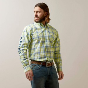 Ariat Pro Series Team Dayton Classic Fit Shirt Tender Shoots Polska | LJFHKU-954 Ariat Pro Series Team Dayton Classic Fit Shirt Tender Shoots Polska | LJFHKU-954